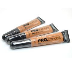 L.A. Girl front packaging three-pack showing Fawn shade and benefits