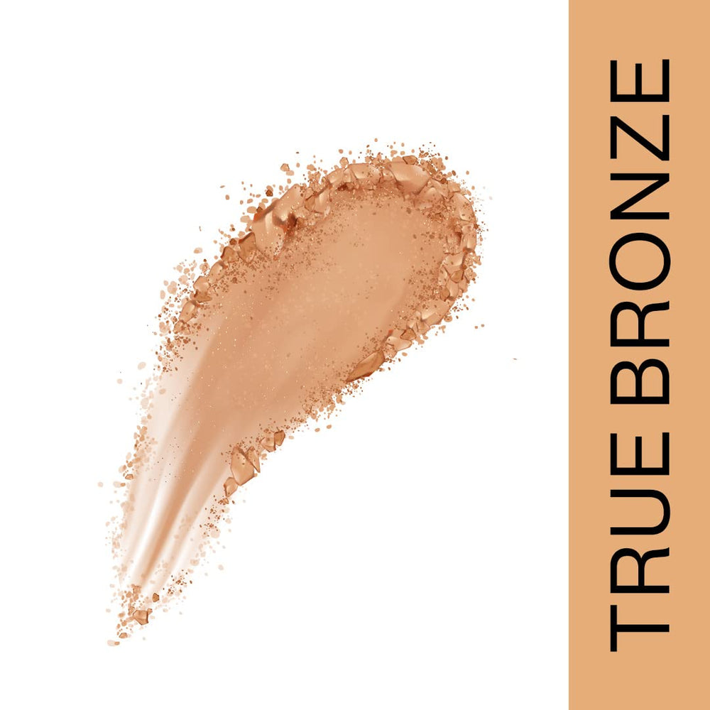 L.A. Girl applying powder with sponge demonstrating buildable coverage and control