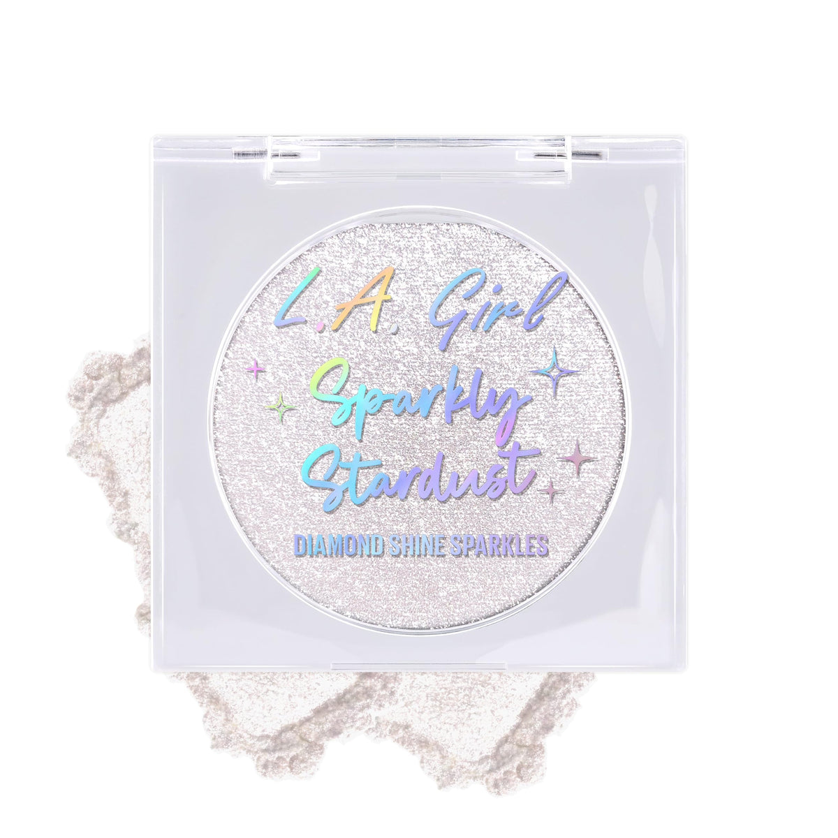 L.A. Girl front compact showing product packaging and instant sparkle