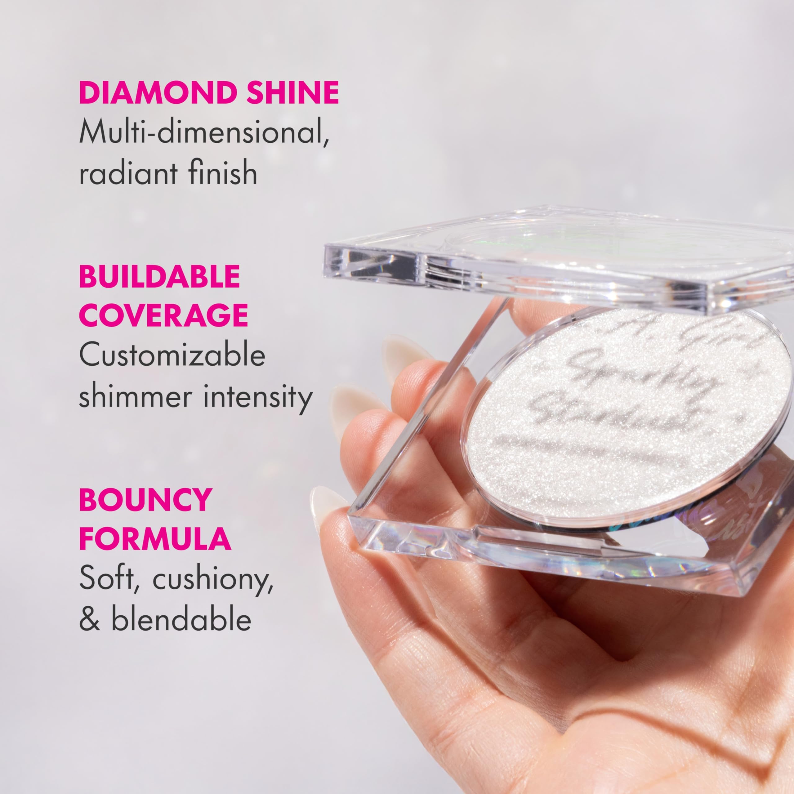 L.A. Girl shoulder highlight demonstrating body shimmer and radiance