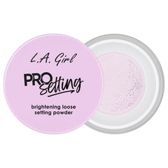 L.A. Girl finely milled powder close-up highlighting soft texture and blur effect
