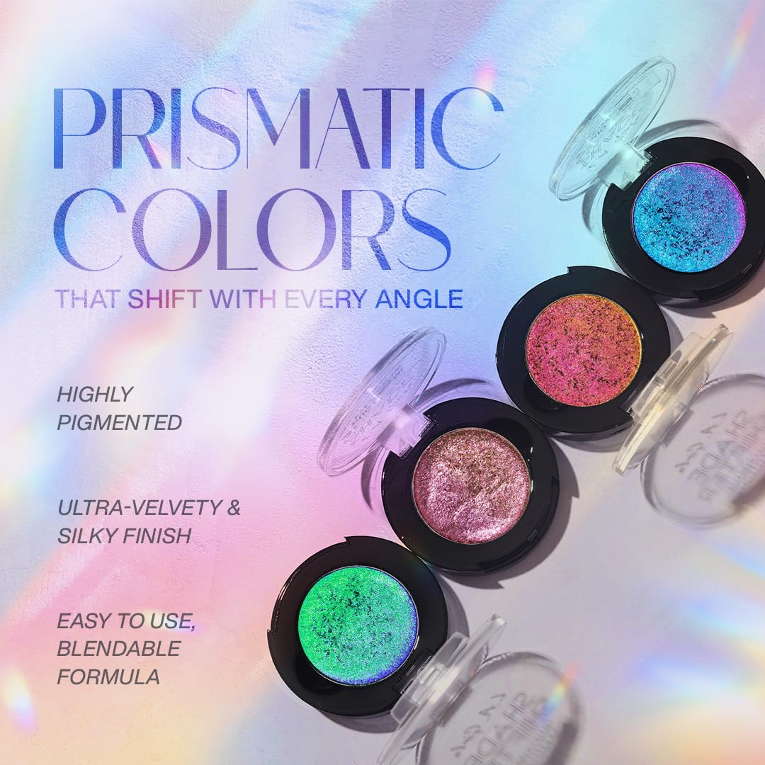 L.A. Girl Topaz powder texture close-up showing fine-milled pigments for smooth application