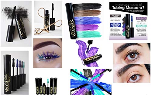 L.A. Girl Volumatic mascara next to ruler for size and wand scale