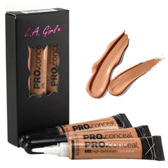 L.A. Girl concealer front view showing packaging and label, easy-to-grip design