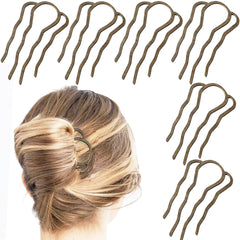 La Jolie Jasmin front view bronze side comb set showing elegant finish and reliable hold