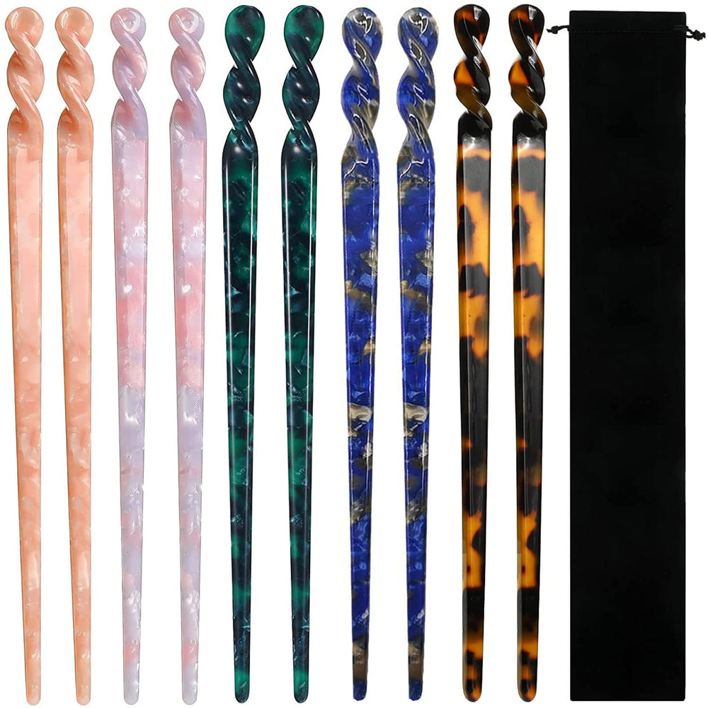 La Jolie Jasmin front set display showing 10 patterned sticks and elegant assortment benefit