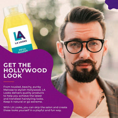 L.A. Looks Mega Shaper in hand to show 20 ounce size and convenient value packaging