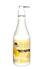 La Palm front packaging showing bottle and honey-pearl finish for radiant skin