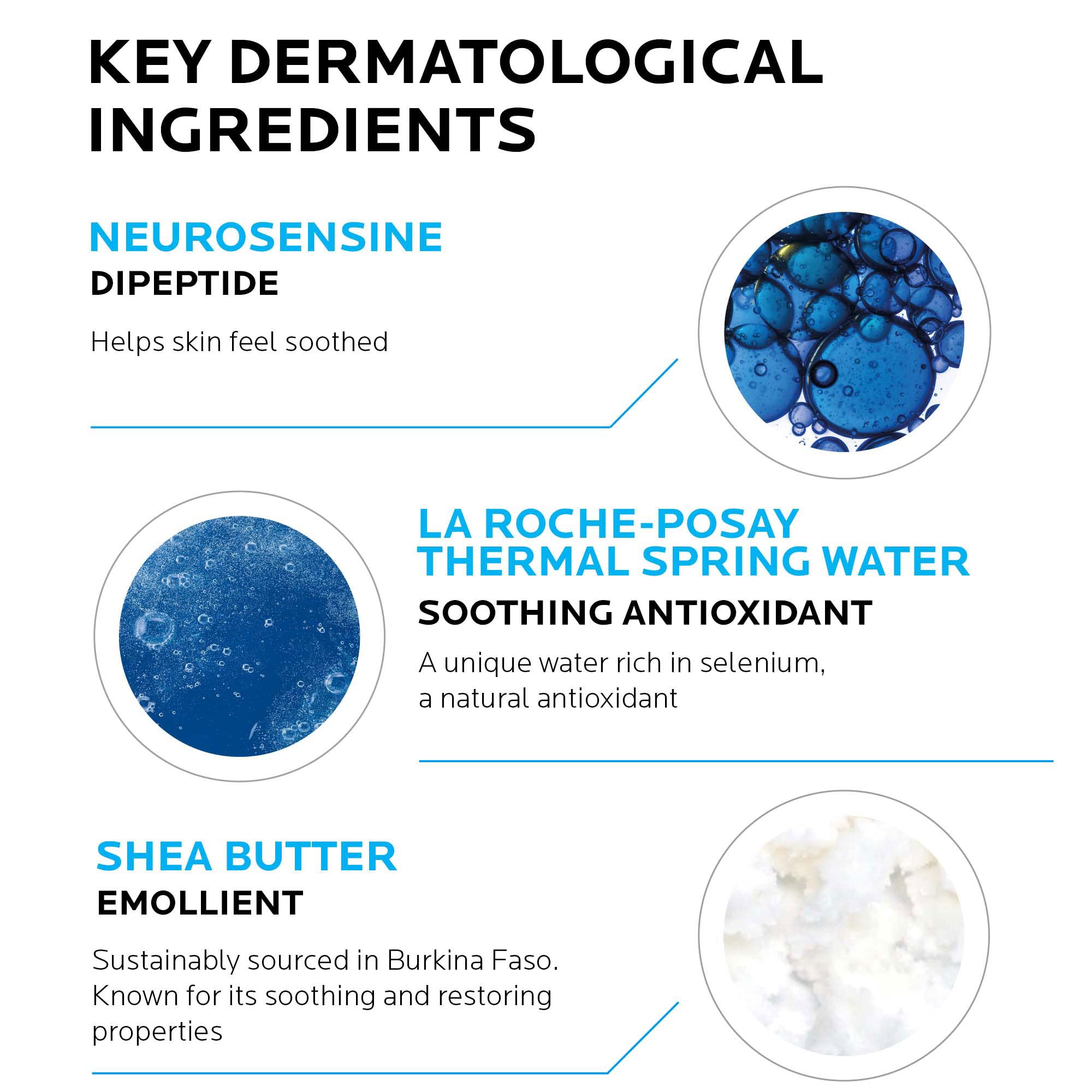 La Roche-Posay airtight dispenser close-up preserving pure formula benefit