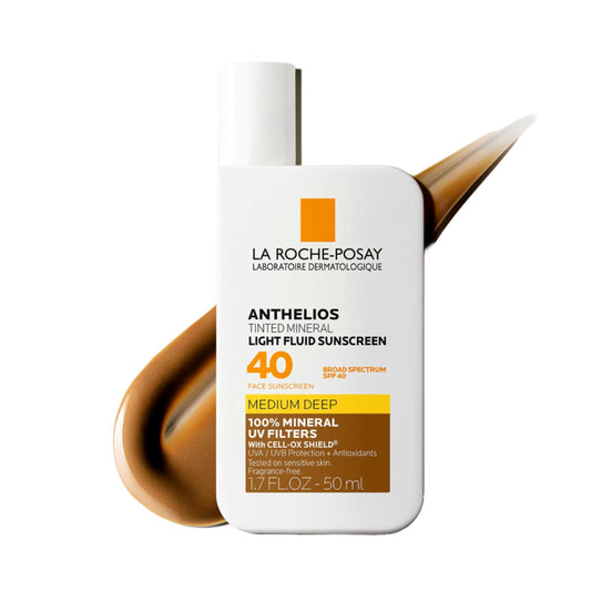 La Roche-Posay front packaging showing SPF 40 and tinted sunscreen benefits