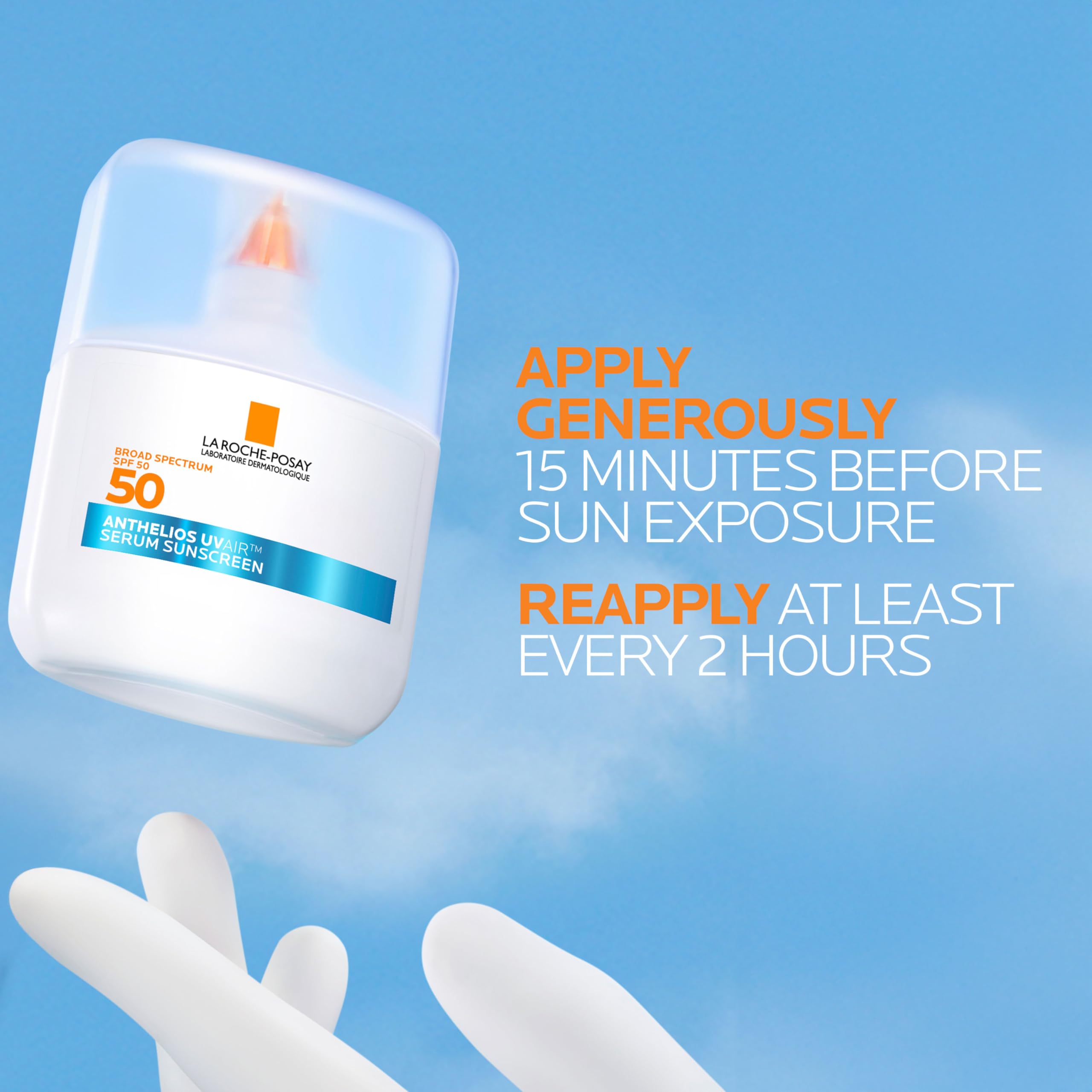 La Roche-Posay on bathroom counter in routine setting showing daily-use convenience benefit