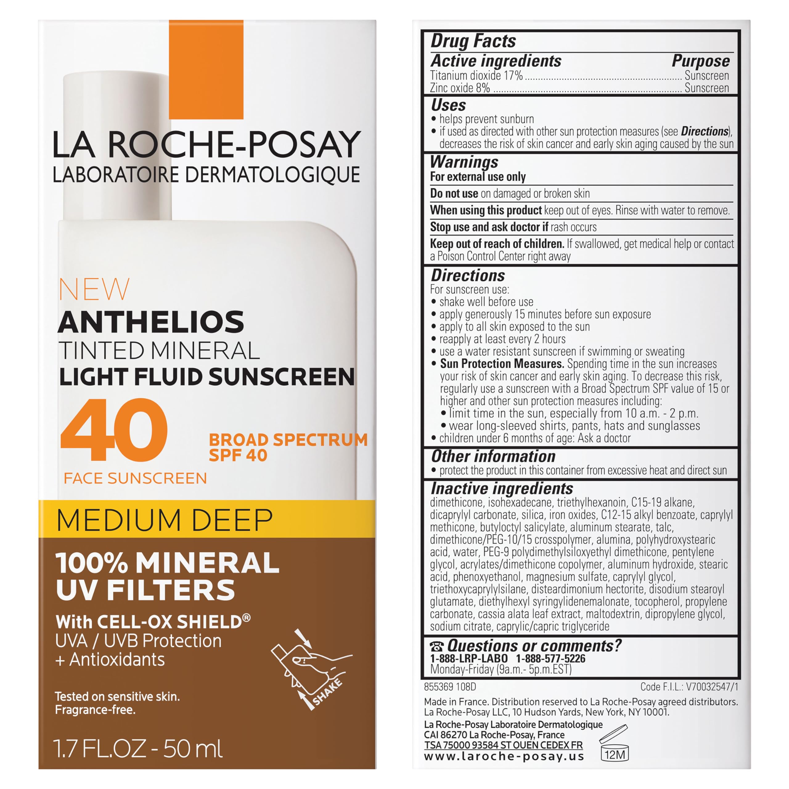 La Roche-Posay lifestyle outdoor use demonstrating protection and glow