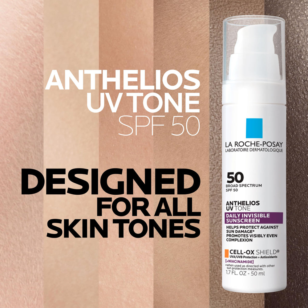 La Roche-Posay packaging and box displayed for product authenticity benefit