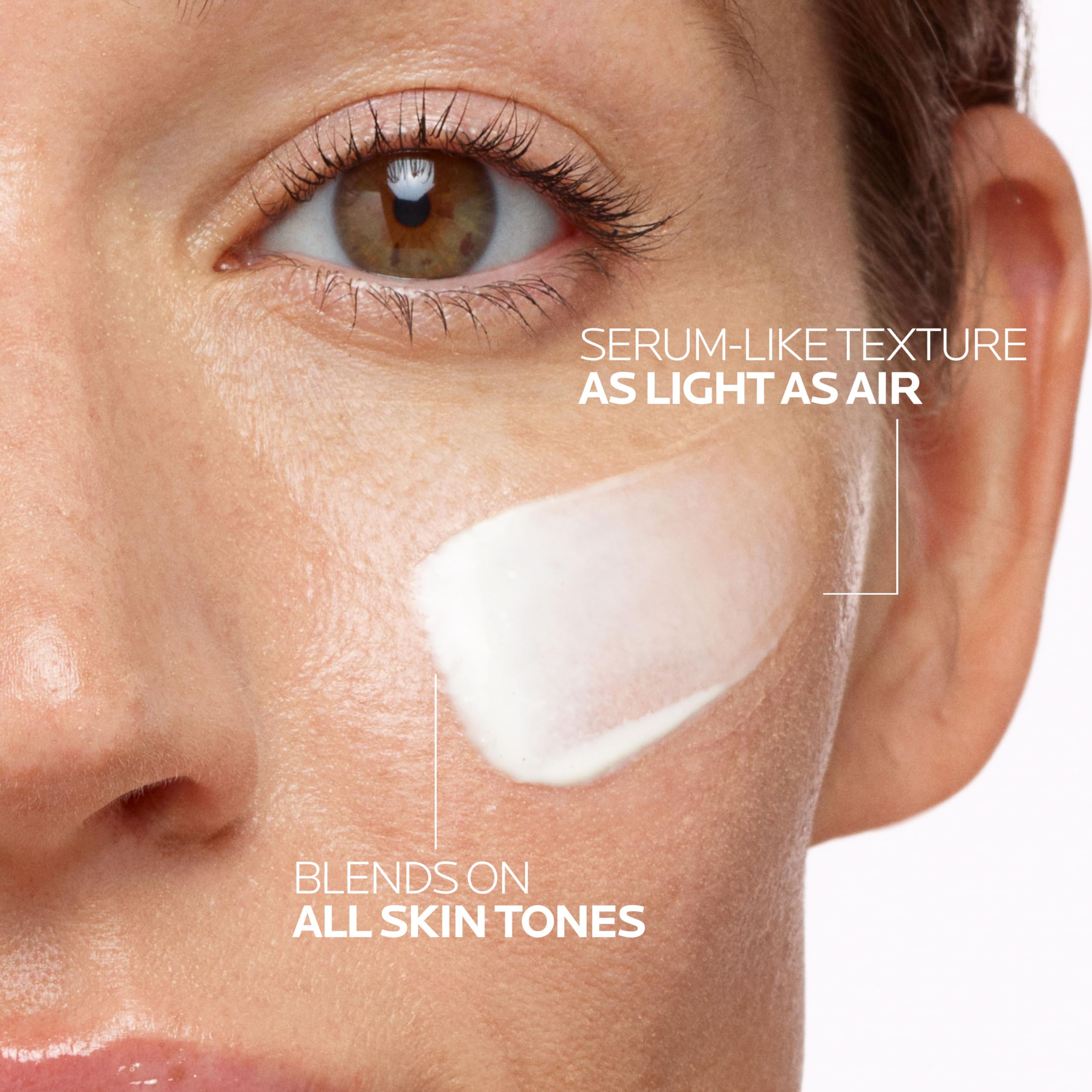 La Roche-Posay pump dispensing serum highlighting easy application benefit