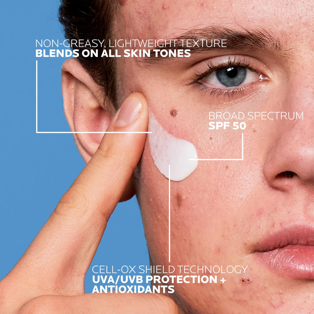 La Roche-Posay pump dispensing controlled amount for easy daily application