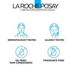 La Roche-Posay product in hand for scale showing compact daily sunscreen size