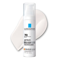 La Roche-Posay front packaging showing SPF 70 and product benefits for protection