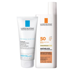 La Roche-Posay Anthelios front view showing SPF protection and travel size benefit