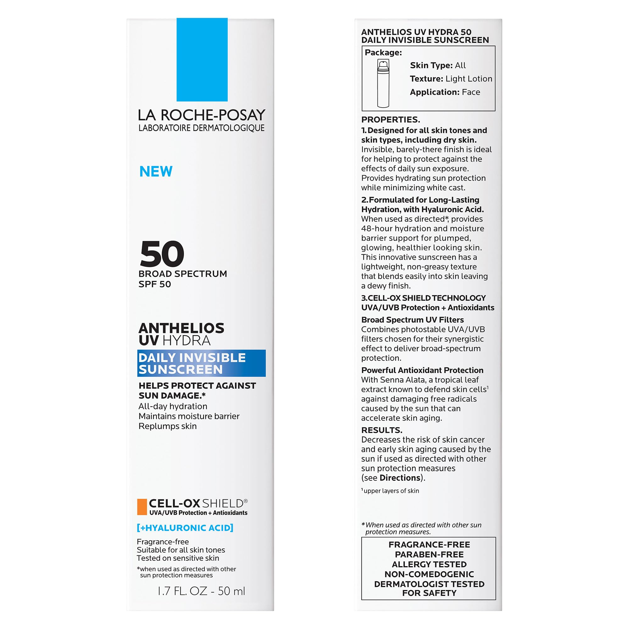 La Roche-Posay travel-size tube in bag showing TSA-friendly portability benefit