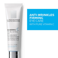 La Roche-Posay applied under-eye demonstration showing gentle tap technique for delicate skin
