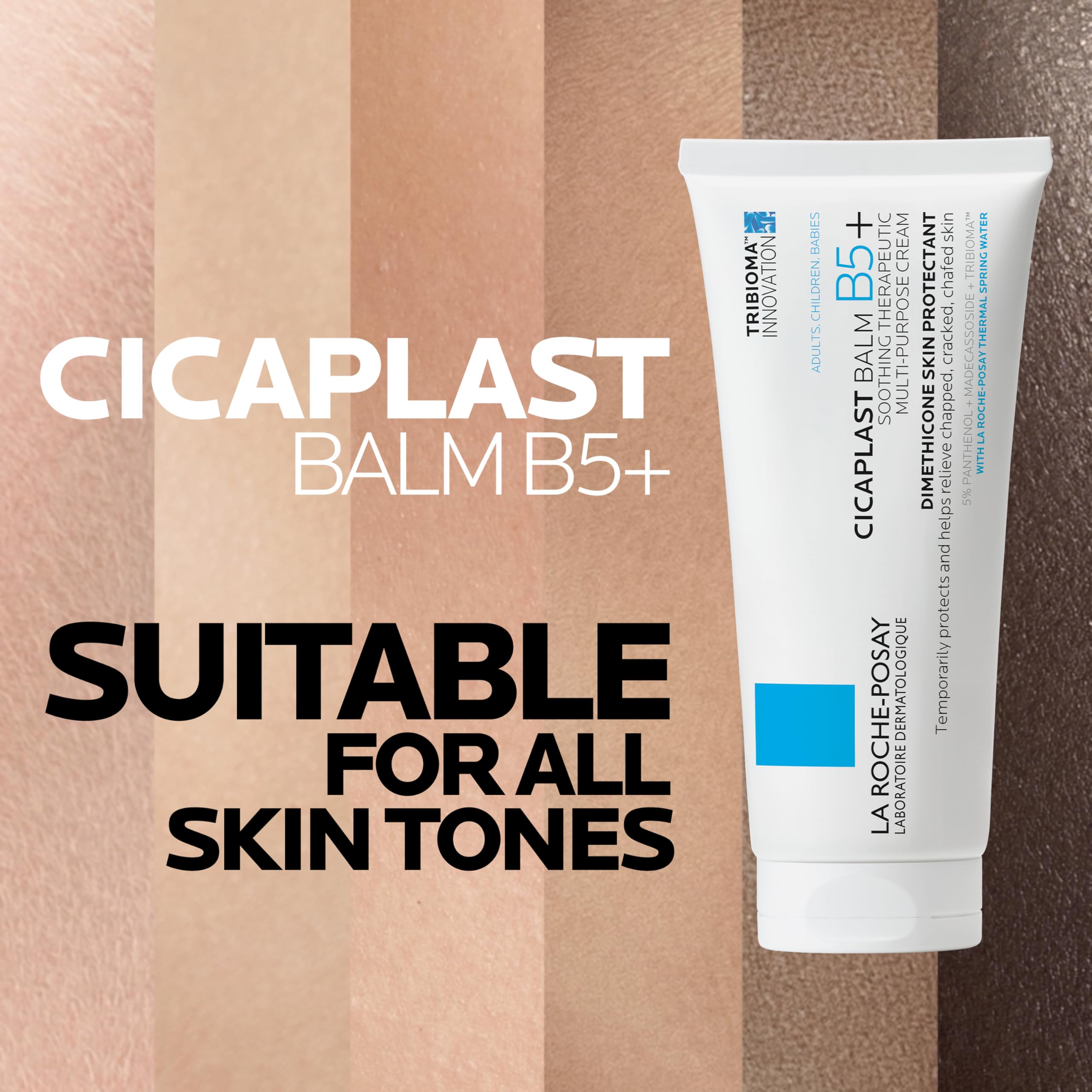 La Roche-Posay targeted spot treatment on face reducing visible dryness and redness