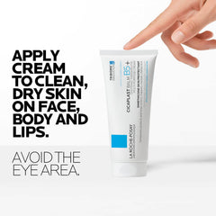 La Roche-Posay tube label detail highlighting ingredient list and safety information