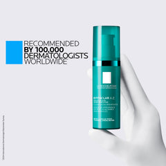 La Roche-Posay Effaclar A.Z. Gel ingredient callout highlighting azelaic and salicylic acids
