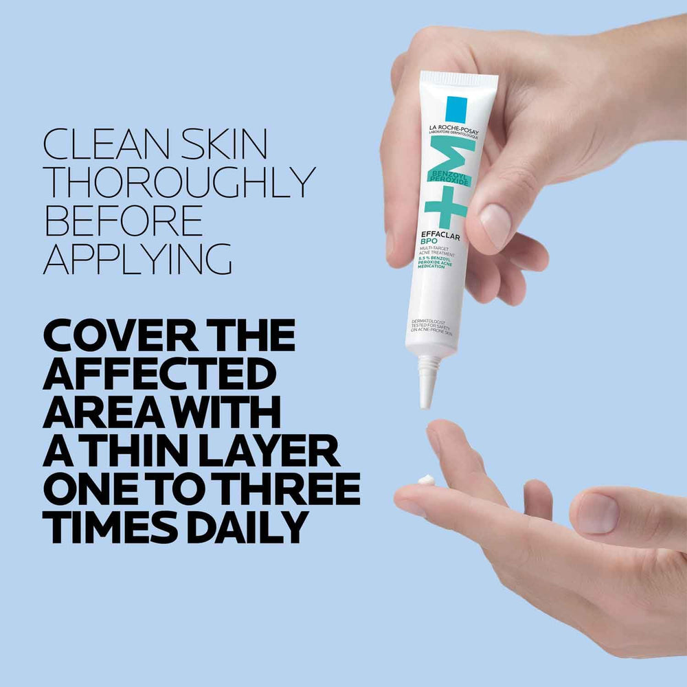 La Roche-Posay product staged in bathroom routine for daily acne control