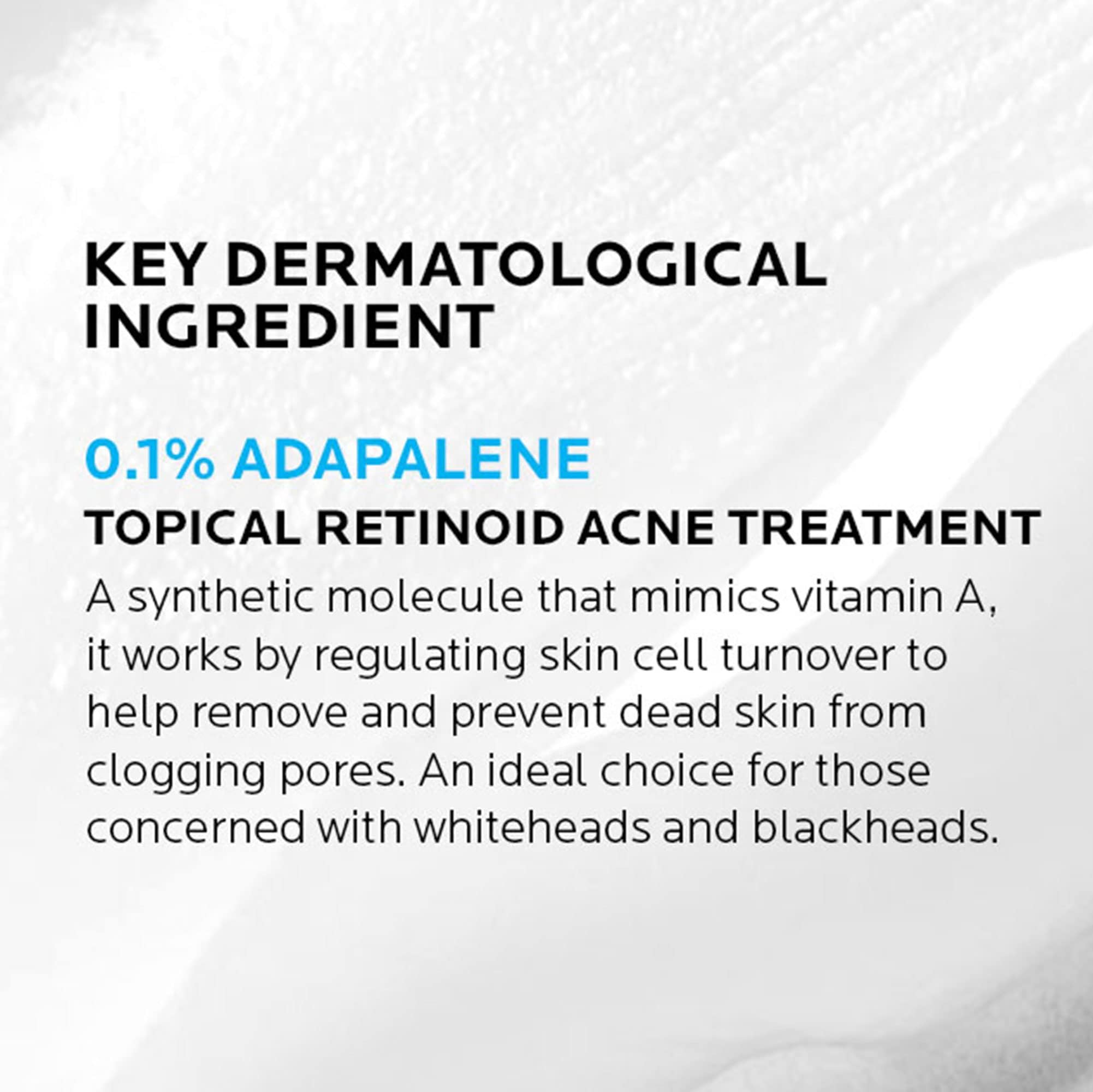 La Roche-Posay gel texture close-up showing lightweight, fast-absorbing formula