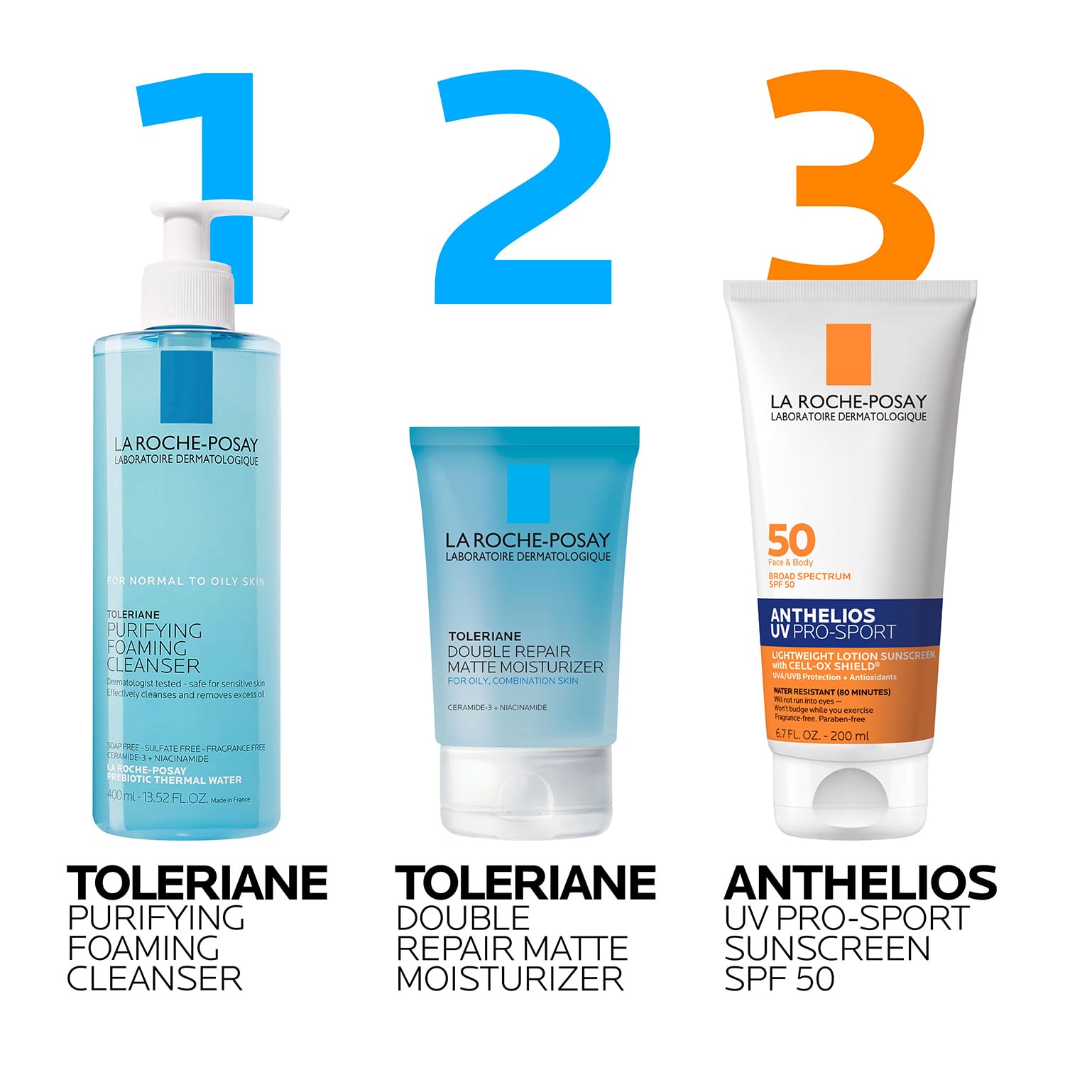 La Roche-Posay family using sunscreen outdoors demonstrating gentle formula for all ages