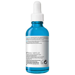 La Roche-Posay before and after skin texture improvement indicating plumping effect