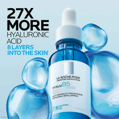 La Roche-Posay close-up of serum texture on dropper highlighting lightweight absorption