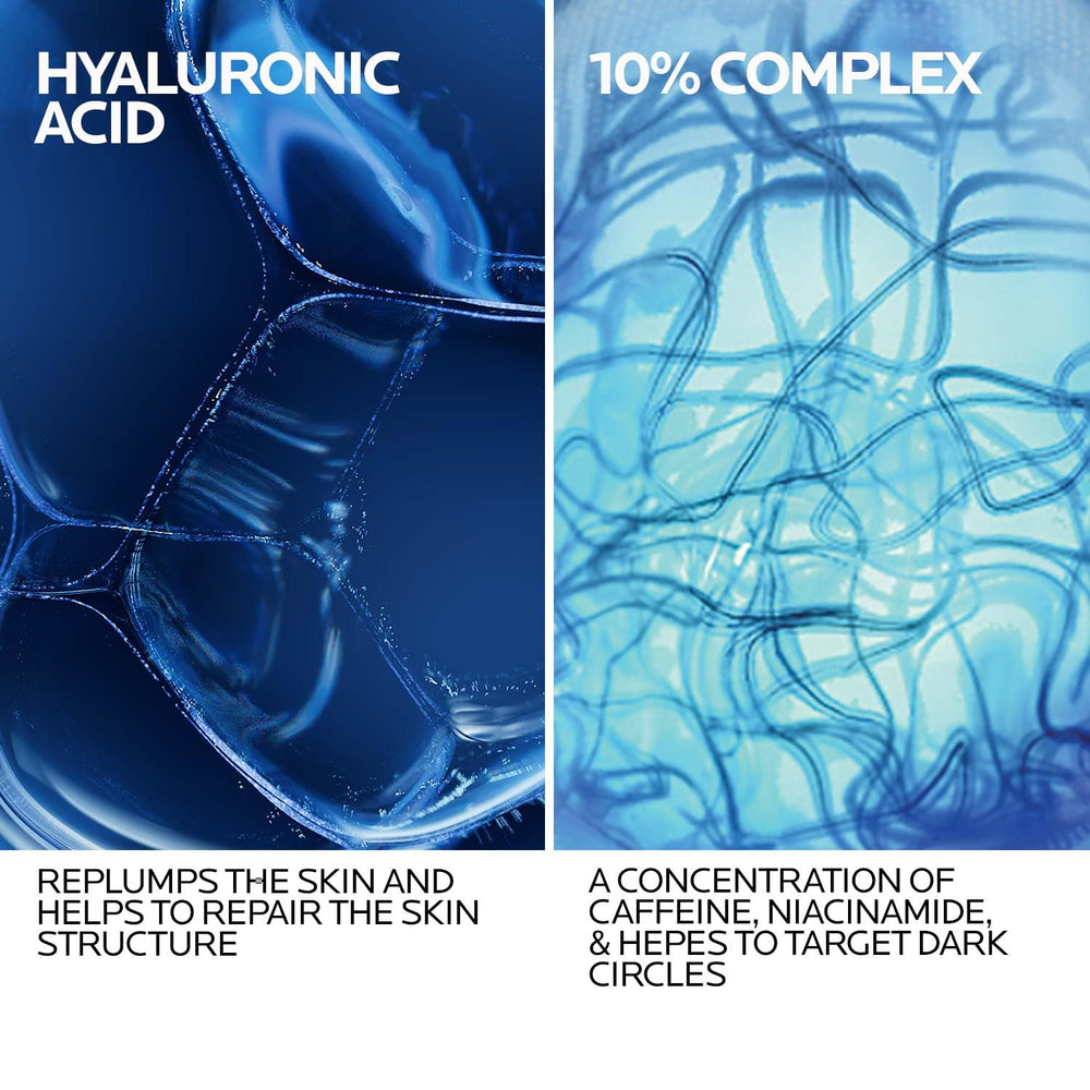 La Roche-Posay clear serum drop texture highlighting hydrating hyaluronic benefit