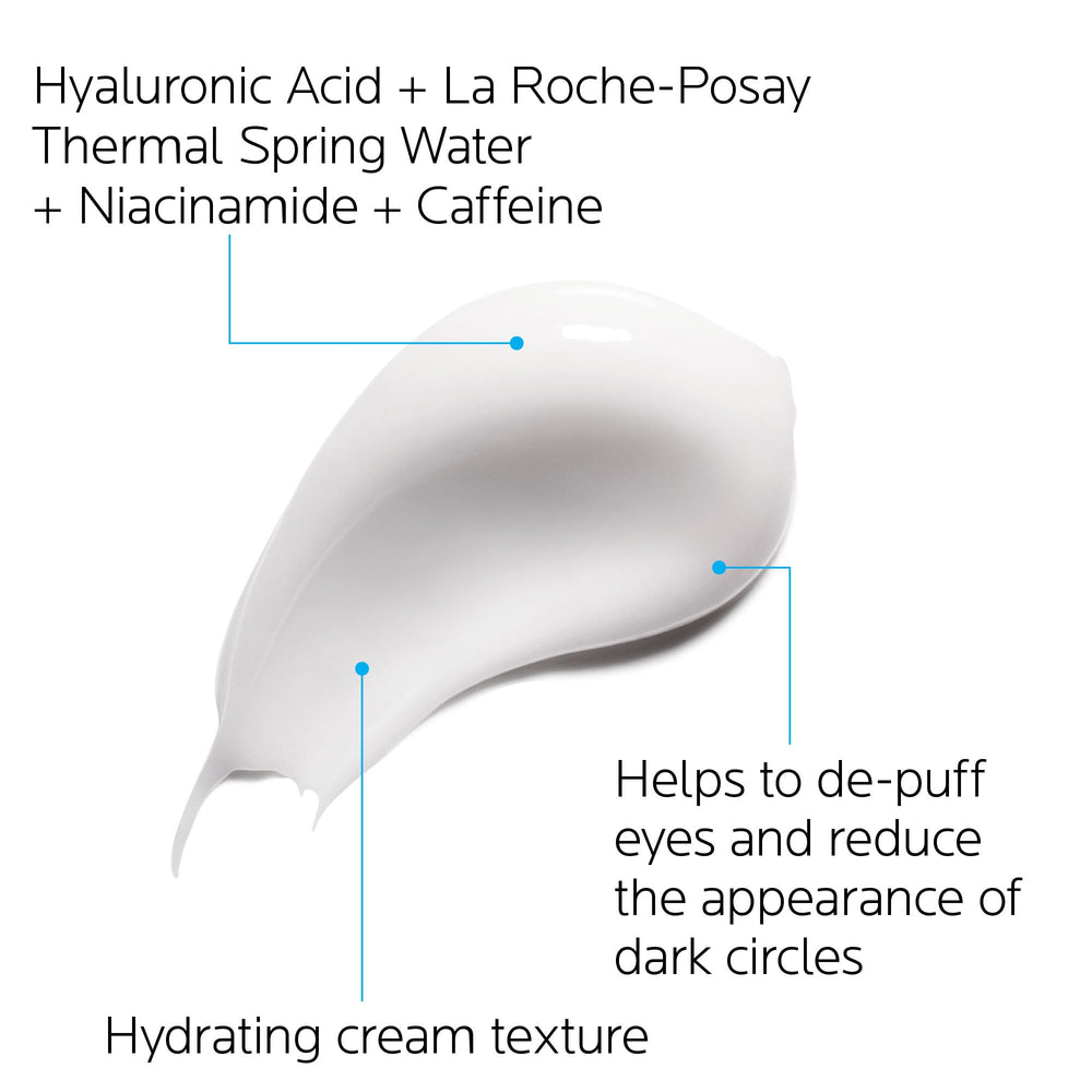 La Roche-Posay gel texture close-up illustrating lightweight hydration and cooling feel