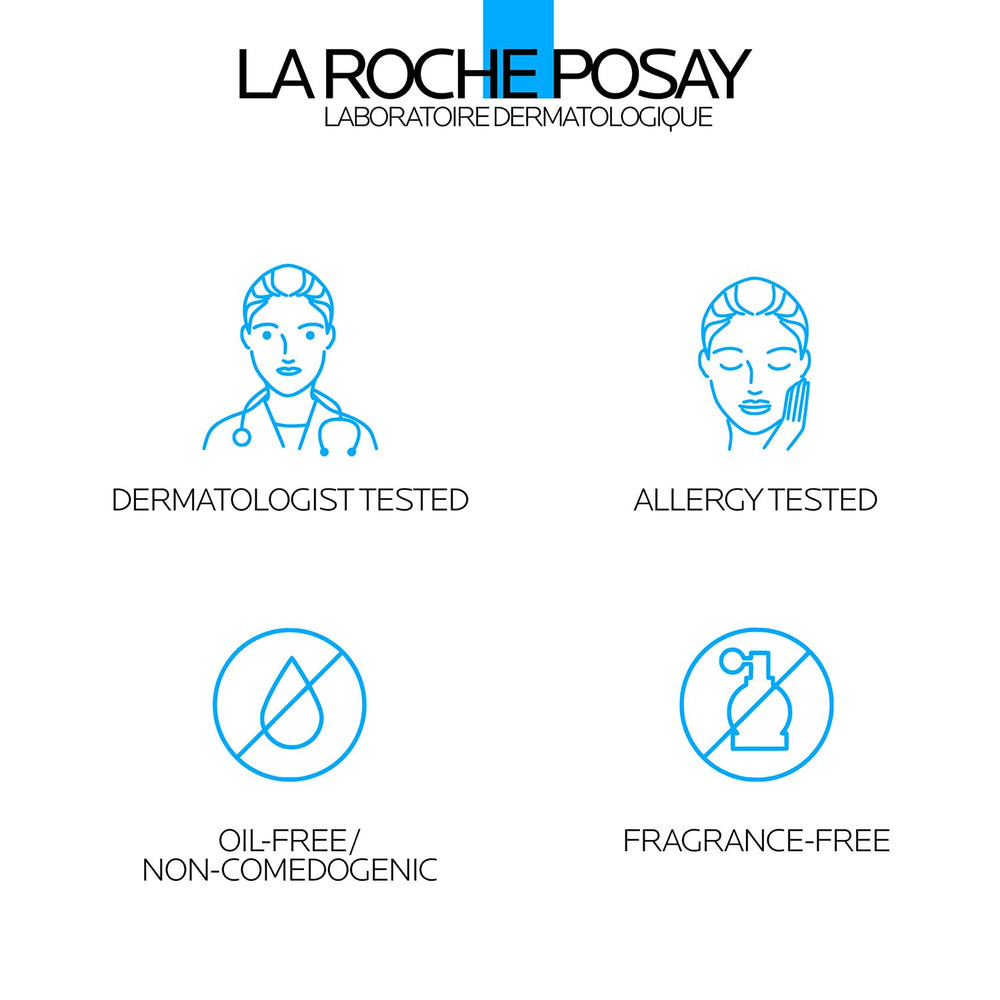 La Roche-Posay label closeup showing Cell-Ox Shield and ingredient transparency benefit