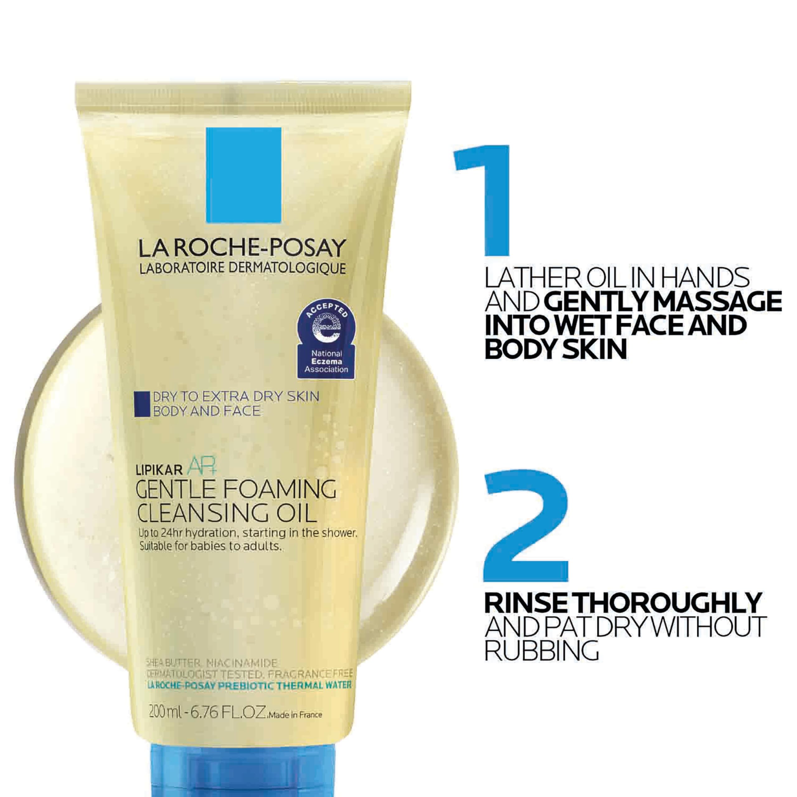 La Roche-Posay packaging with Thermal Spring Water callout emphasizing soothe