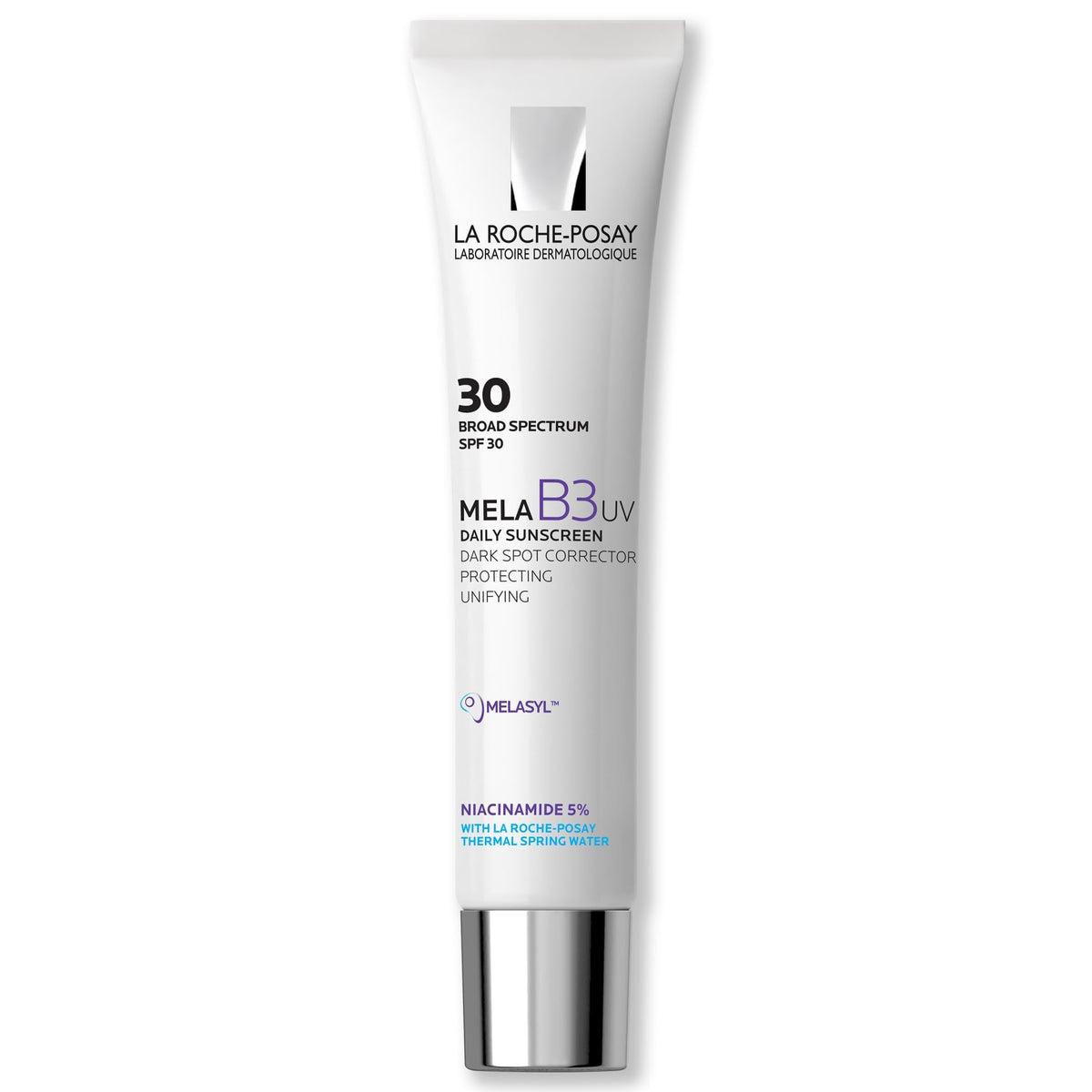 La Roche-Posay front packaging showing SPF 30 and moisturizer benefits