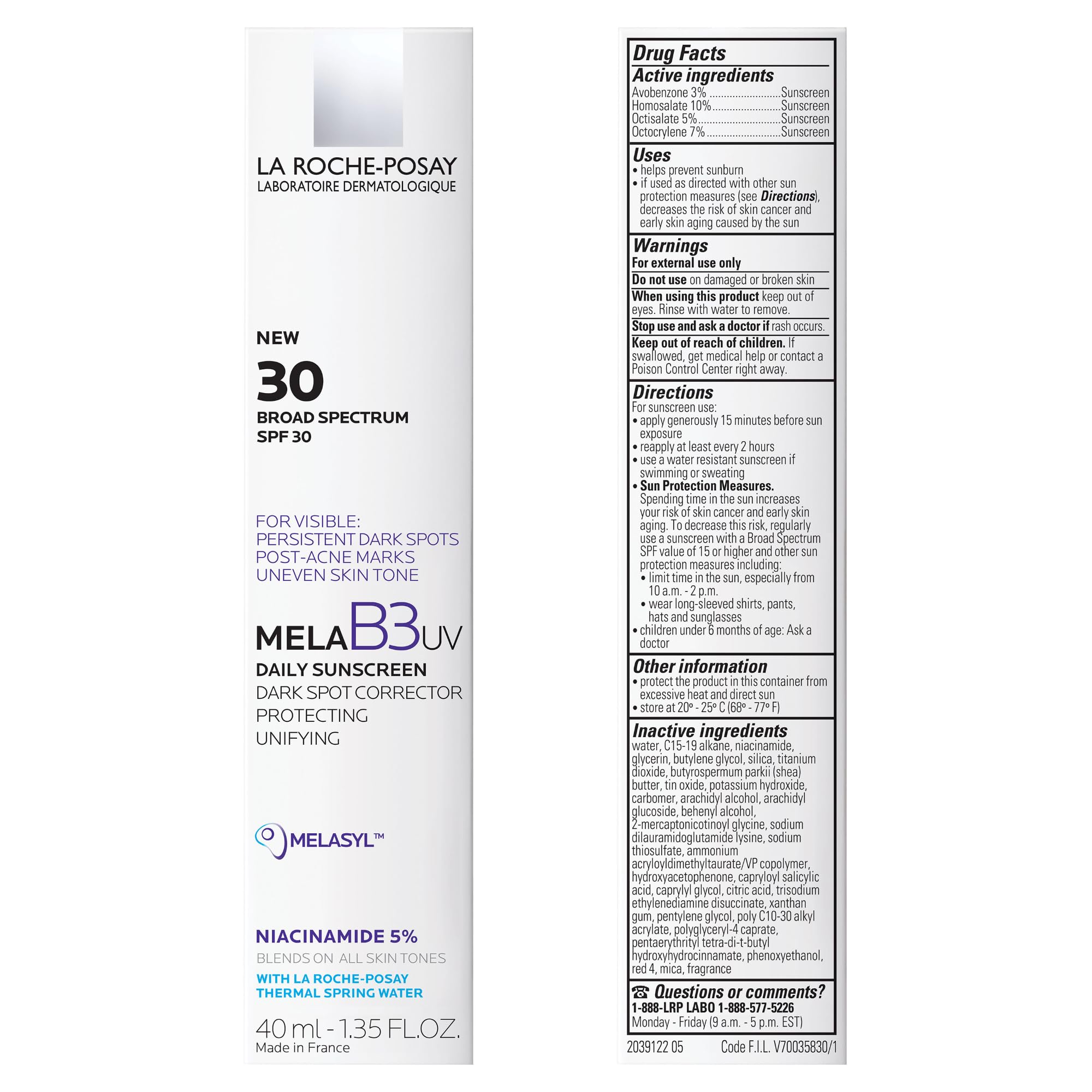 La Roche-Posay on bathroom counter illustrating daily routine convenience