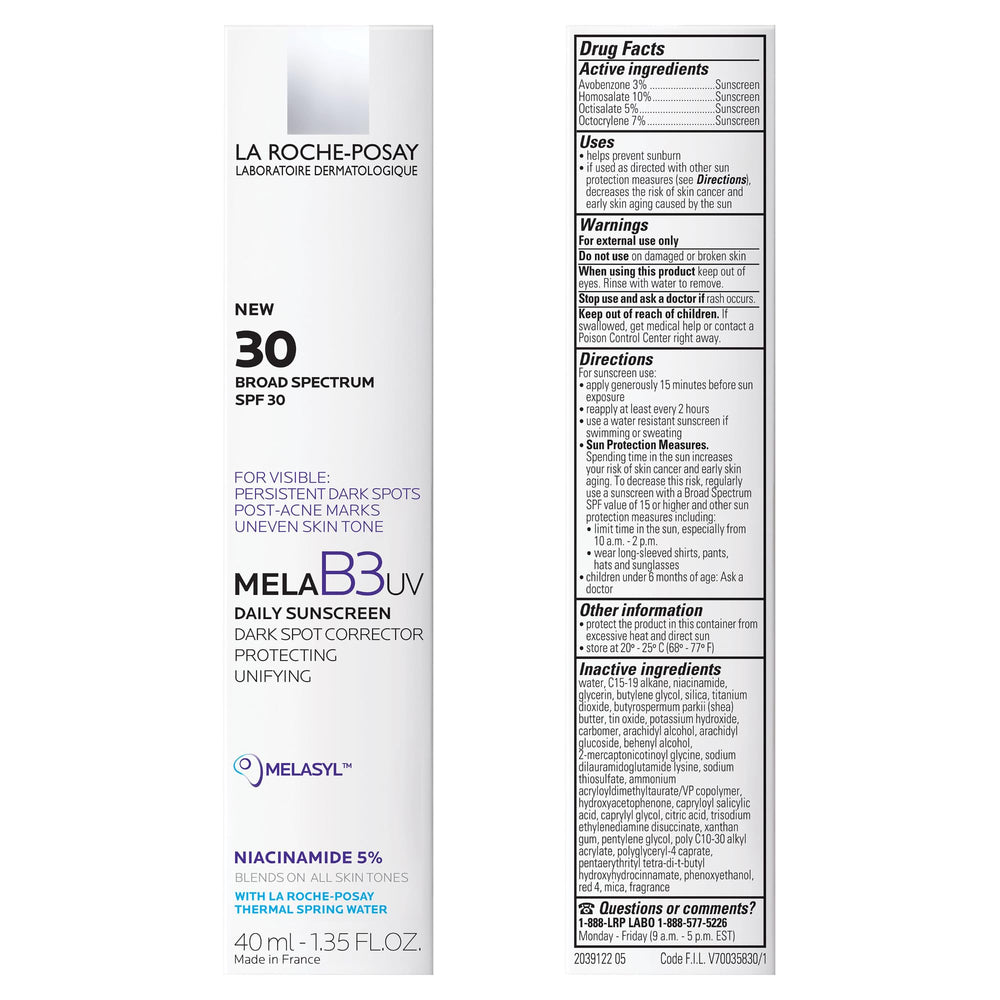 La Roche-Posay on bathroom counter illustrating daily routine convenience