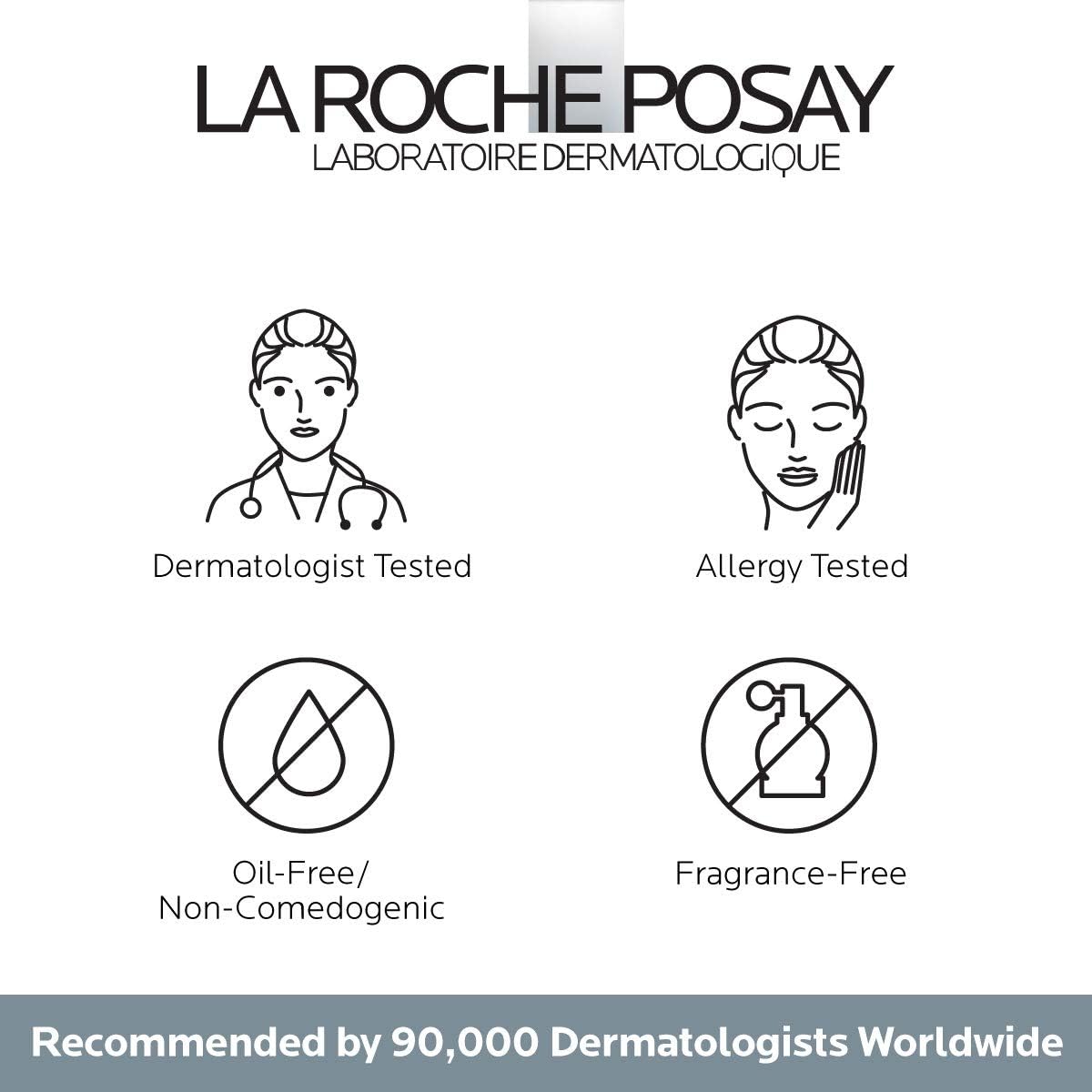 La Roche-Posay being applied under eye demonstrating de-puffing effect