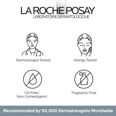 La Roche-Posay being applied under eye demonstrating de-puffing effect