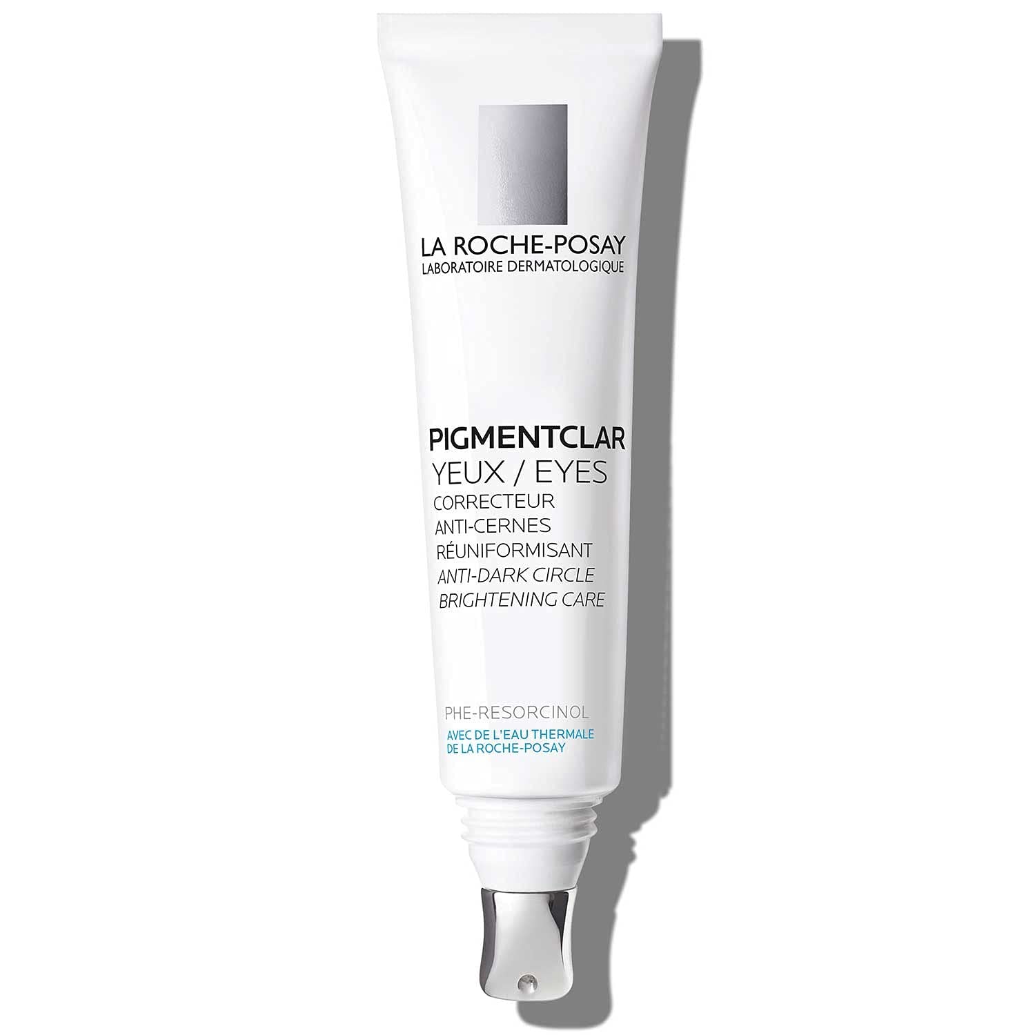 La Roche-Posay front packaging showing product and brightening benefit