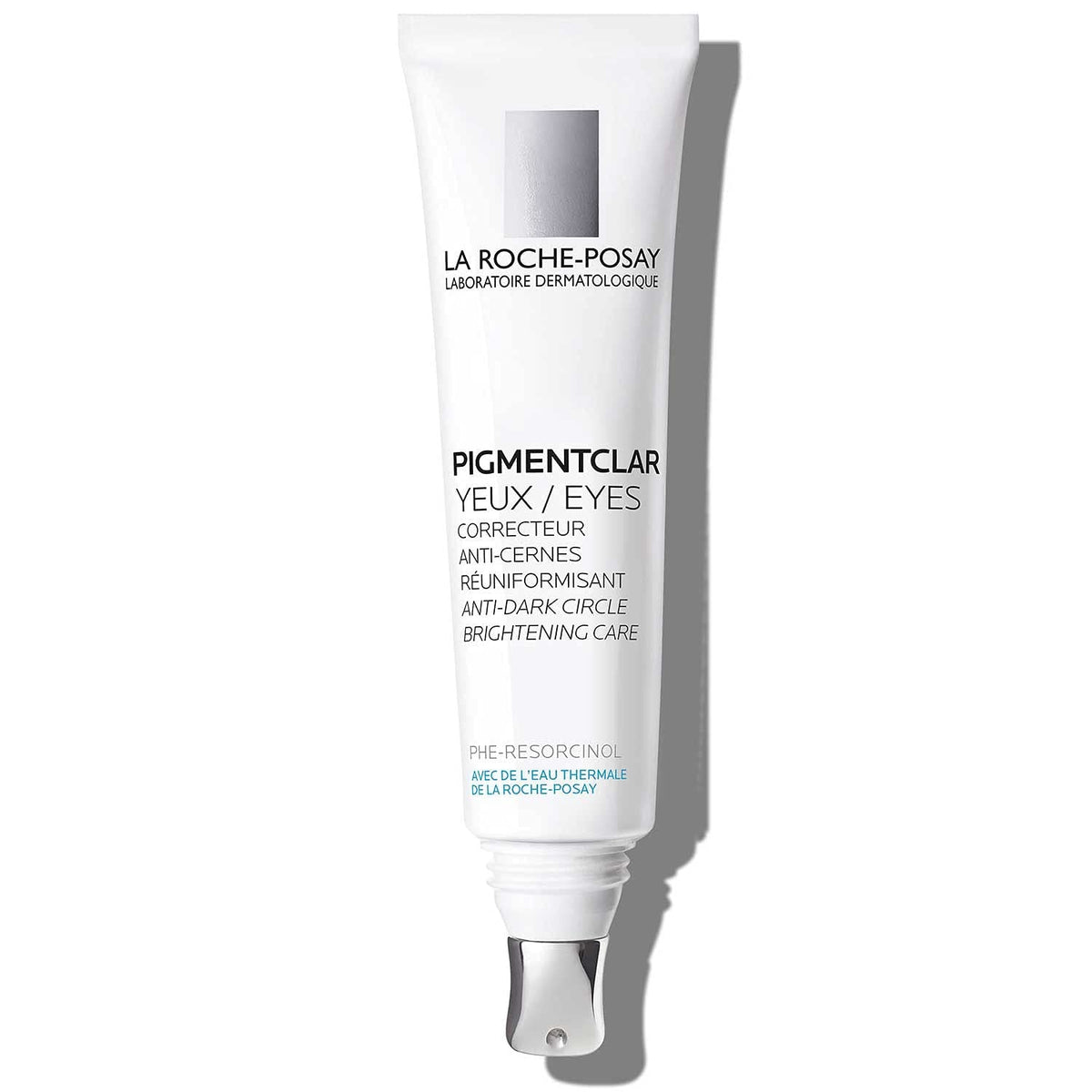 La Roche-Posay front packaging showing product and brightening benefit