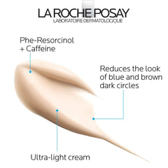La Roche-Posay cream texture swatch showing lightweight absorption benefit