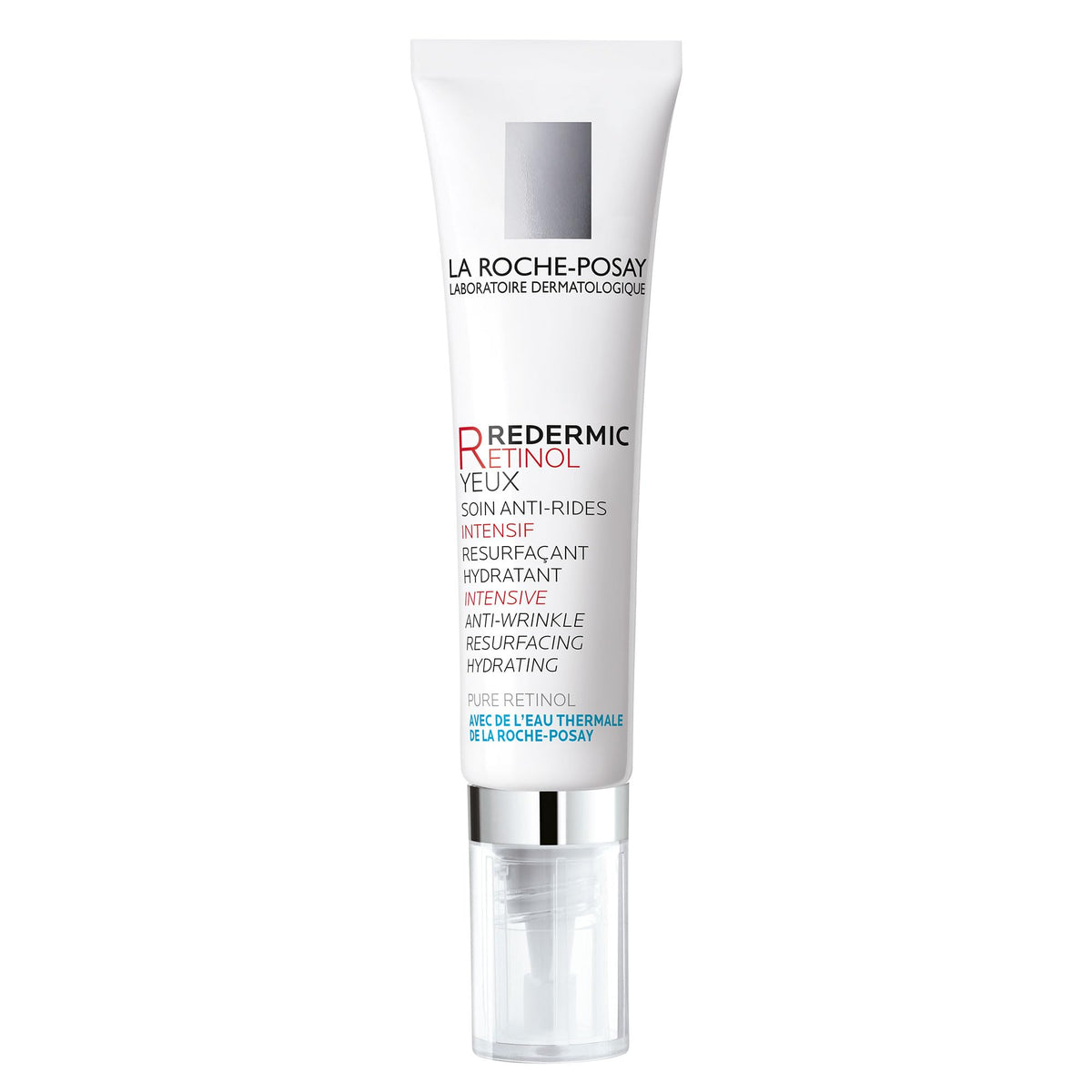 La Roche-Posay tube front view showing product and clear anti-aging benefit