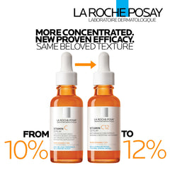 La Roche-Posay pipette dispensing serum emphasizing precise application