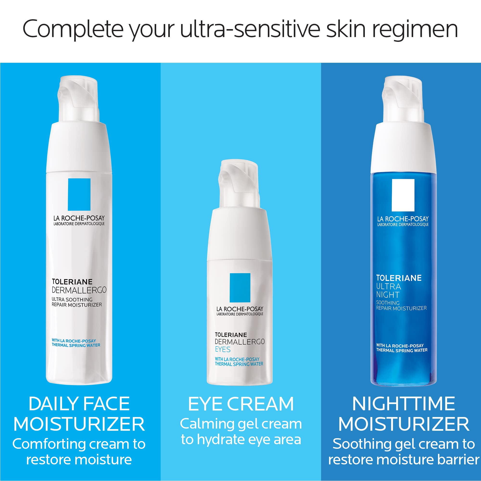 La Roche-Posay size and scale next to hand for easy portioning benefit