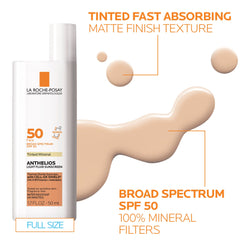 La Roche-Posay sunscreen under makeup showing seamless layering and non-greasy benefit