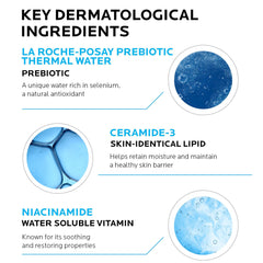 La Roche-Posay cleanser pump in use demonstrating easy application and gentle removal