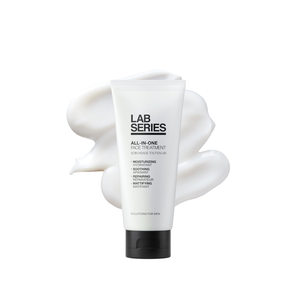 Lab Series front packaging showing bottle benefit of all-in-one hydration